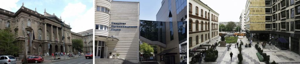 Zgrade Elektrotehničkog, Filozofskog i Fakulteta organizacionih nauka