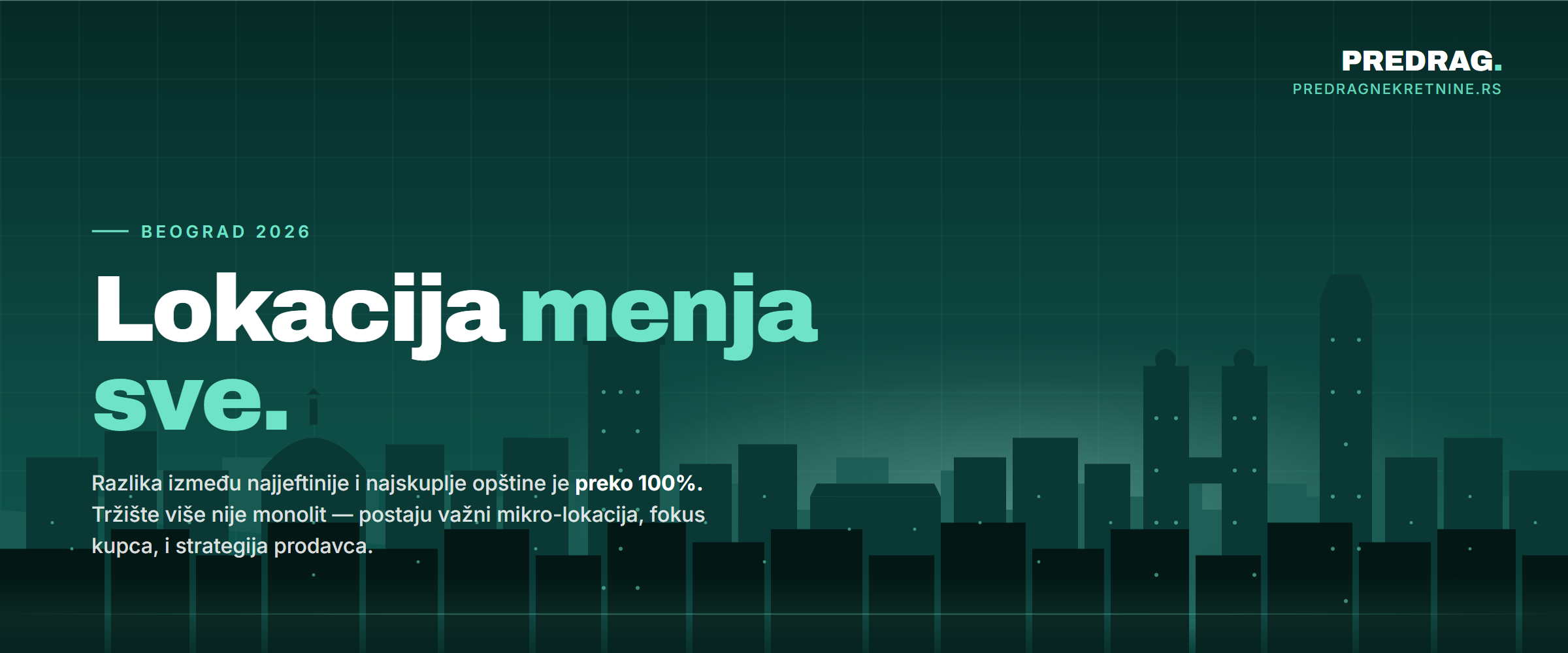 Beograd panorama 2026 - lokacija menja sve